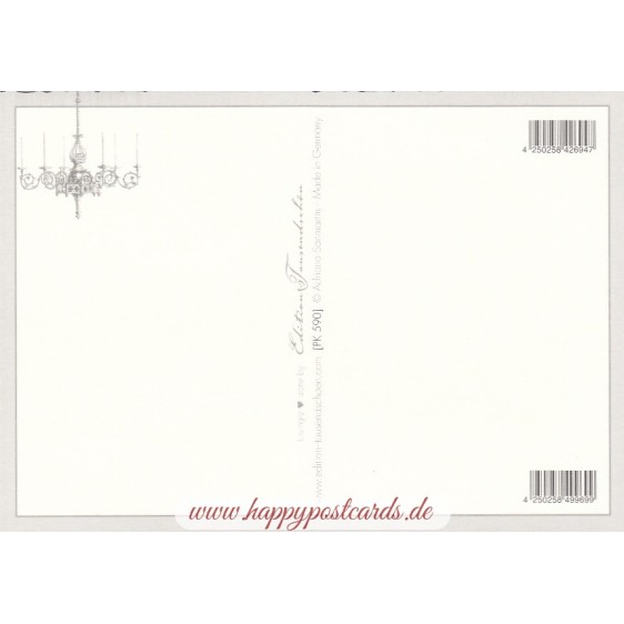 Dame Rokoko - Tausendschön - Postkarte