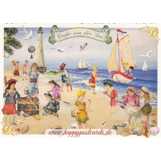 Grüße von der See 2 - Tausendschön - Postcard