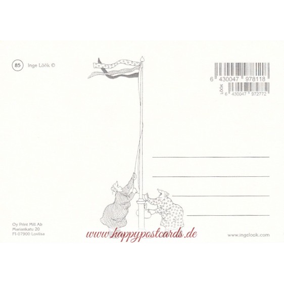 85 - Frauen im Hutladen - Löök Postkarte