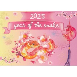 More about Year of the Snake 2025 - Postkarte