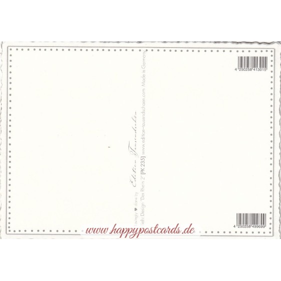 Rhein - Burgen - Tausendschön - Postkarte