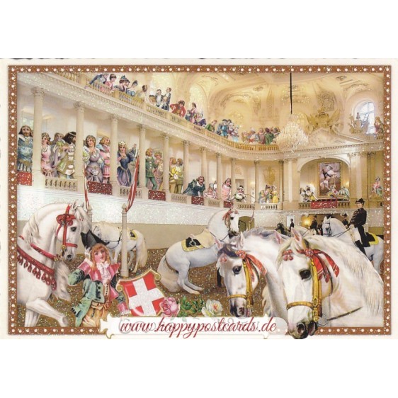 Vienna - Riding School - Tausendschön - Postcard