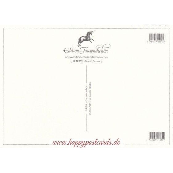Bordeaux - La Grosse Cloche - Tausendschön - Postkarte