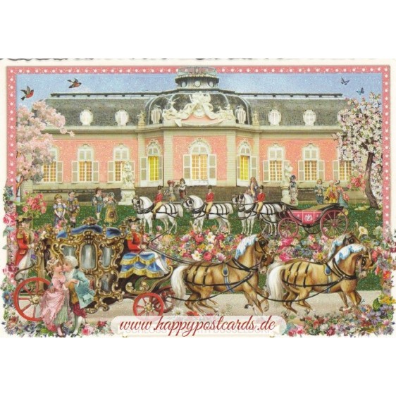 Düsseldorf Schloss Benrath - Tausendschön - Postkarte