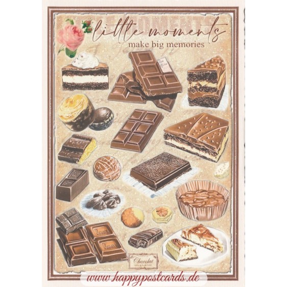 Little moments make big memories - Tausendschön - Postcard
