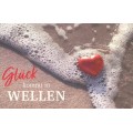 Glück kommt in Wellen - Postcard