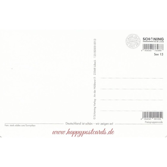 Glück kommt in Wellen - Postcard