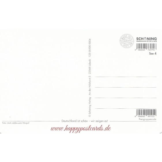 Das Leben ist zu kurz, nimm Dir Zeit für Meer - Postcard