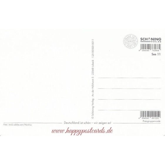 Man sitzt viel zu wenig am Meer - Postkarte