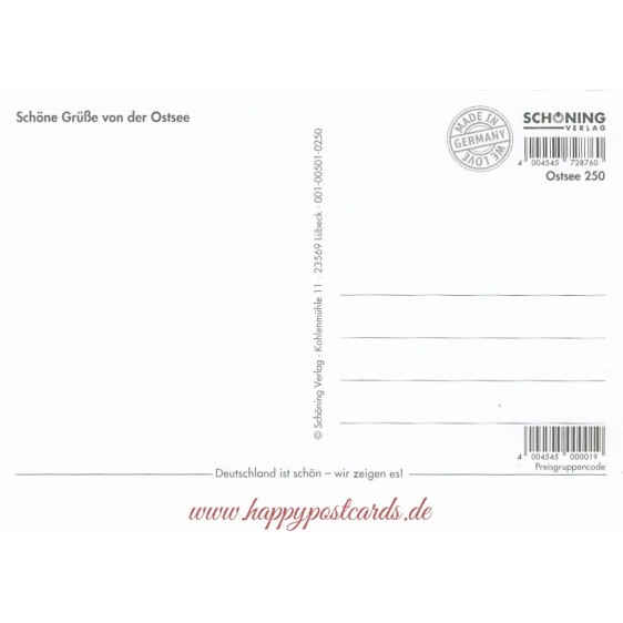 Hearts Ostsee 250 - Viewcard
