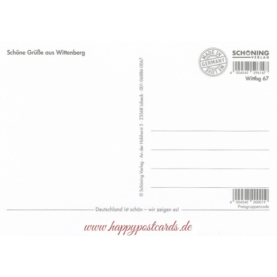 Lutherstadt Wittenberg Multi - Ansichtskarte