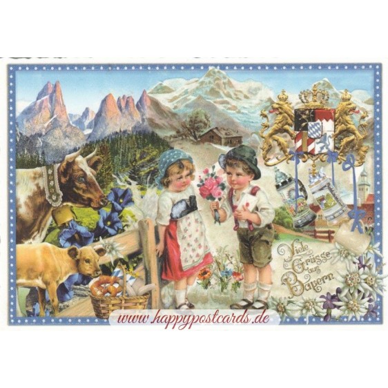 Bavaria - Tausendschön - Postkarte