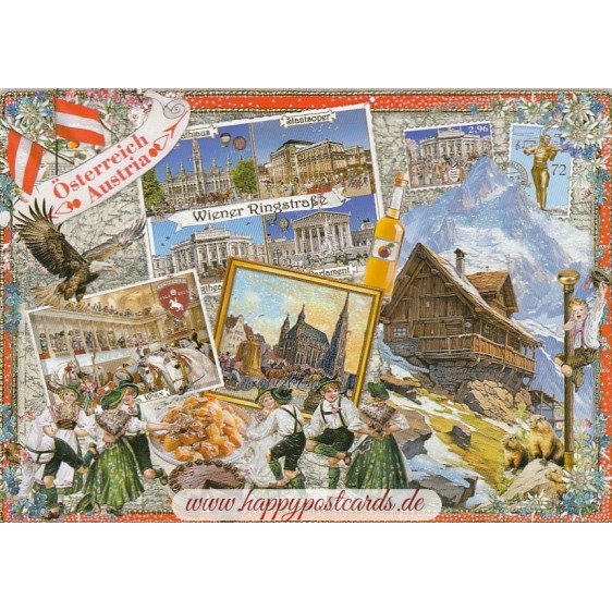 Austria - Country Postcards - Barbara Behr - Postcard