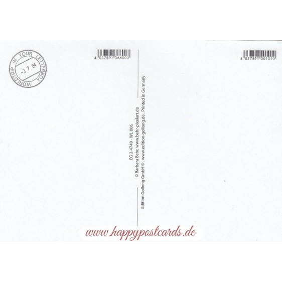 Österreich - Länderpostkarte - Barbara Behr - Postkarte