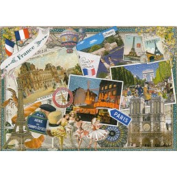 Frankreich - Länderpostkarte - Barbara Behr - Postkarte