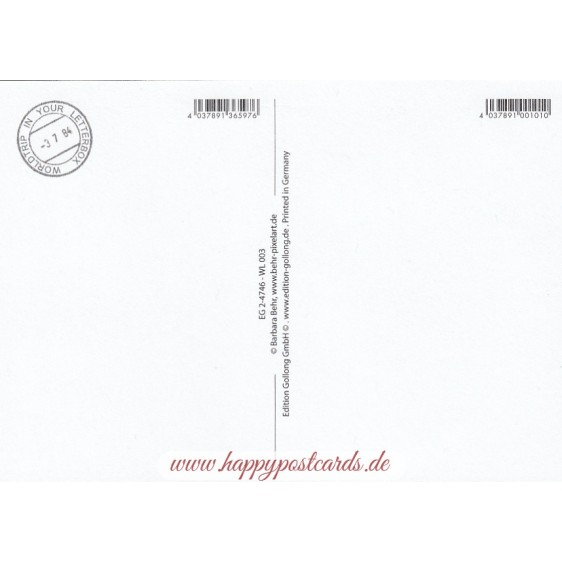 Frankreich - Länderpostkarte - Barbara Behr - Postkarte
