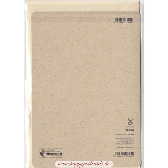 Und meine Seele spannte weit ihre Flügel aus - Condolence card