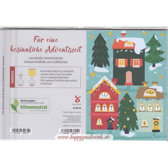 Houses - Luminous Advent calendar