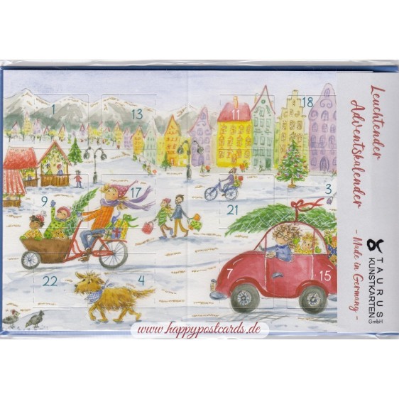 Radtour über Weihnachtsmarkt - Leuchtender Adventskalender