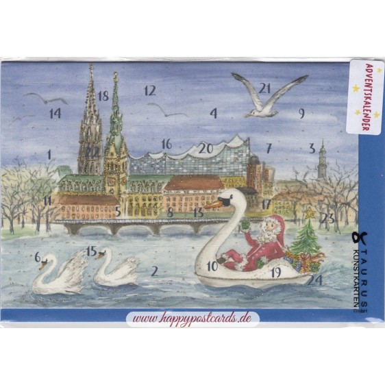 Hamburg - Rathaus - Adventskalender