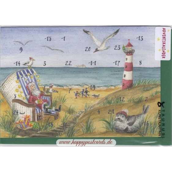 At the coast - Advent calendar