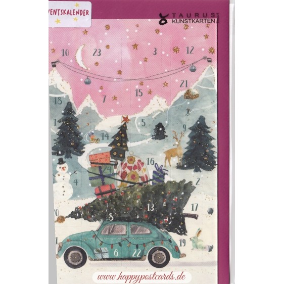 Full loaded car - Advent calendar