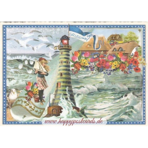 At the Sea - Tausendschön - Postcard