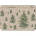 Frohe Weihnachten und ein gutes neues Jahr - Trees - Grass Postcard