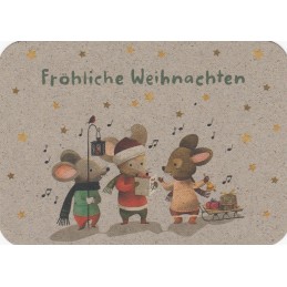 More about Fröhliche Weihnachten - Singing mice - Grass Postcard