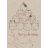 Merry Christmas - Katzen - Graspostkarte