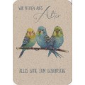 Wir pfeifen aus Alter/Alles Gute zum Geburtstag - Grass Postcard