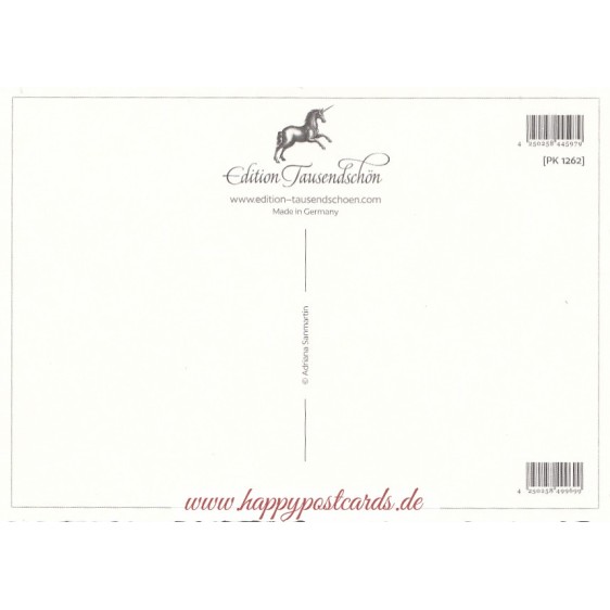 Narwal - Tausendschön - Postkarte