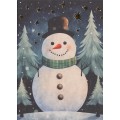 Snowman - Panka- Christmascard