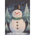Snowman - Panka- Christmascard