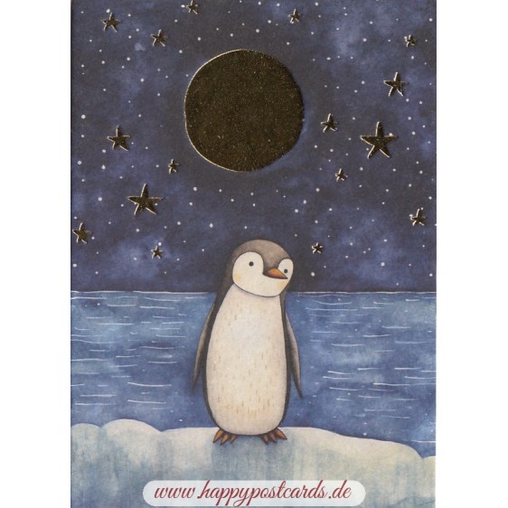 Penguin - Panka- Christmascard