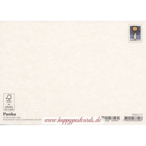 Penguin - Panka- Christmascard
