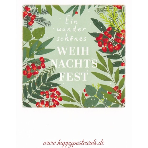 Ein wunderschönes Weihnachtsfest - Christmas PolaCard
