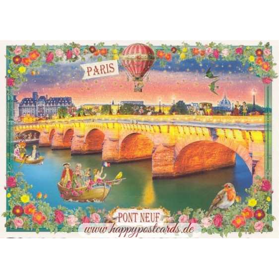 Paris - Pont Neuf - Tausendschön - Postcard