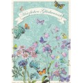 Herzlichen Glückwunsch - Butterflies - Tausendschön - Postcard