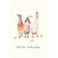 Fröhliche Weihnachten - Gooses - Christmas Postcard