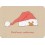 Christmas undercover - Mouse under hat - Poppies Postcard