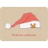 Christmas undercover - Mouse under hat - Poppies Postcard