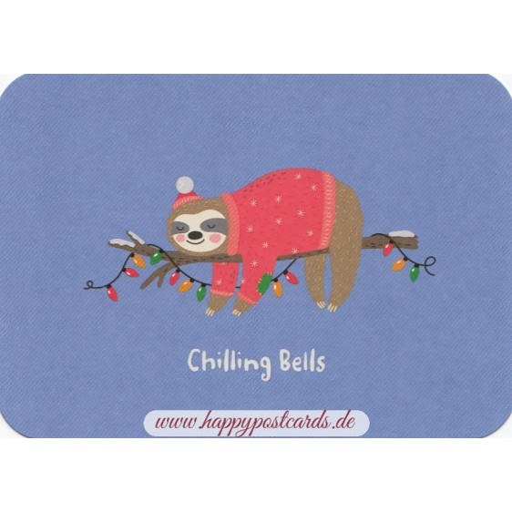 Chilling Bells - Poppies Postcard