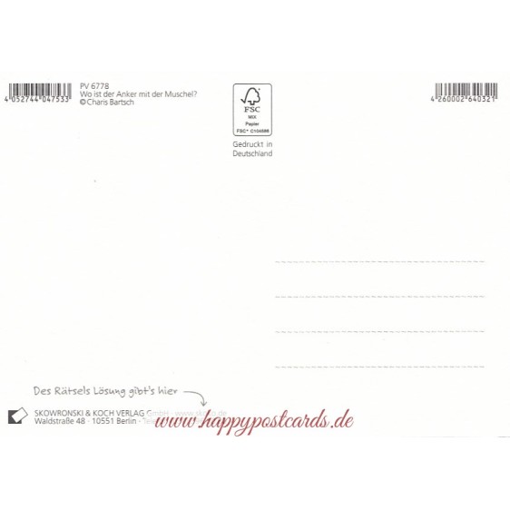Um welchen Anker hat sich eine Angelschnur gewickelt? - Charis Bartsch - Postcard