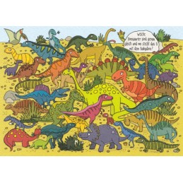 Welche Dinosaurier sind genau gleich? - Charis Bartsch - Postkarte