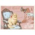 Katze auf Sessel - Tausendschön - Postkarte