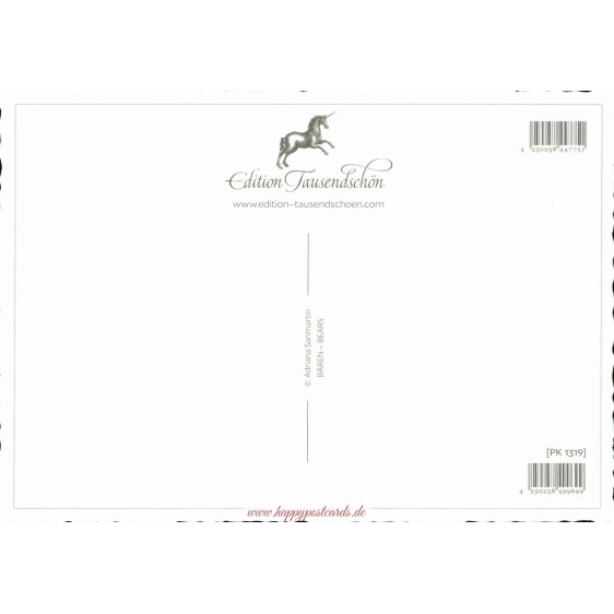 Bären - Tausendschön - Postkarte