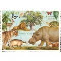 Nilpferd und Freunde - Tausendschön - Postkarte