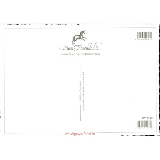 Rosenparadies - Tausendschön - Postkarte
