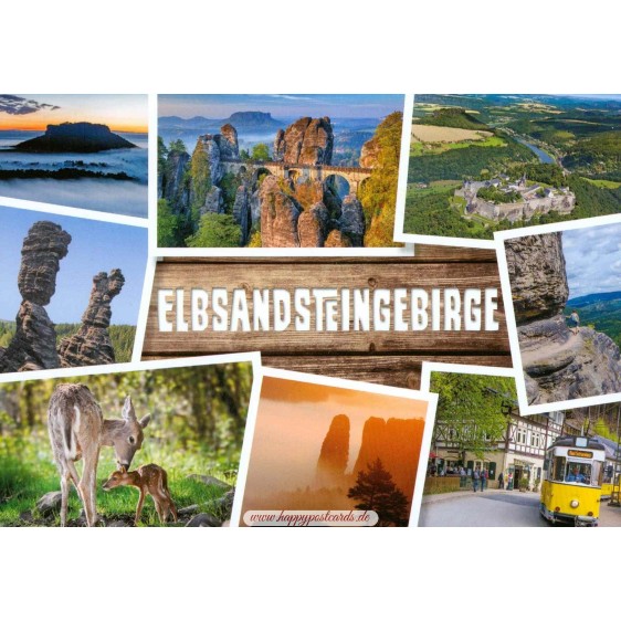 Elbsandsteingebirge - Multi 317 - Ansichtskarte